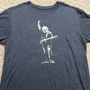 🐢 '19 Jerry Garcia Grateful Dead Band Attics Of My Life Lyrics 2 Side Soft Tee